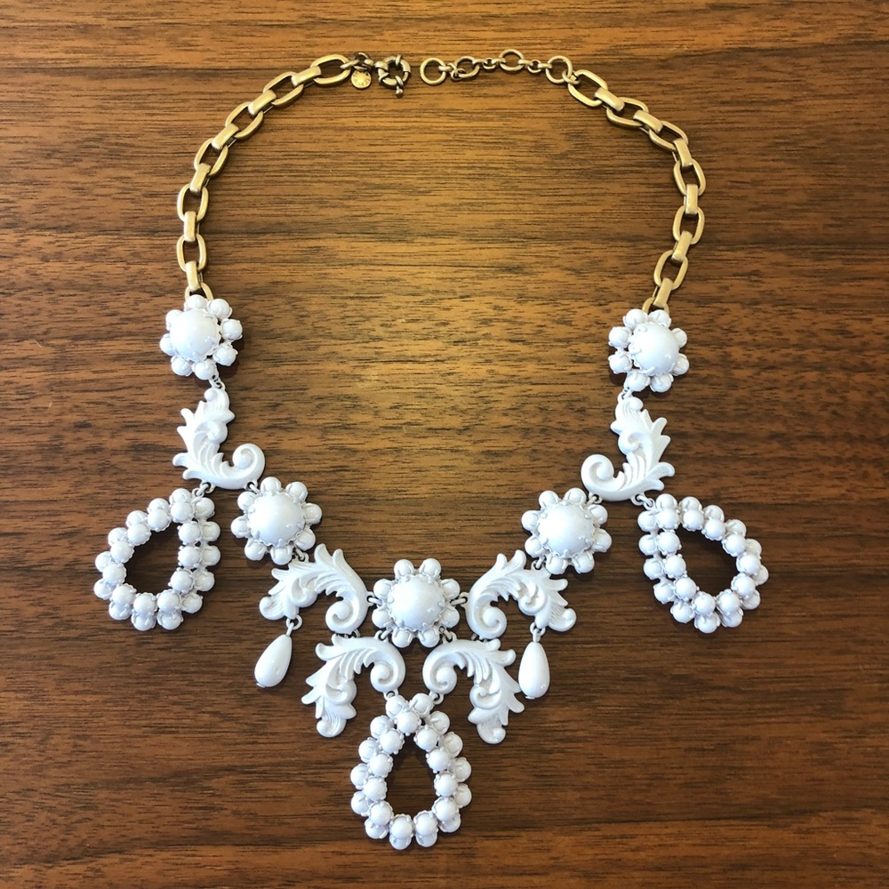 J. Crew White Necklace